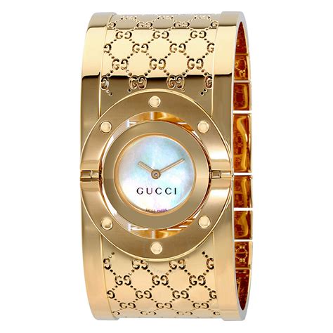 gucci cuff watch|gucci bezel watches for women.